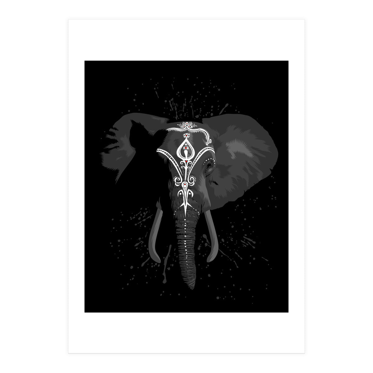 Indian elephant (Print Only)
