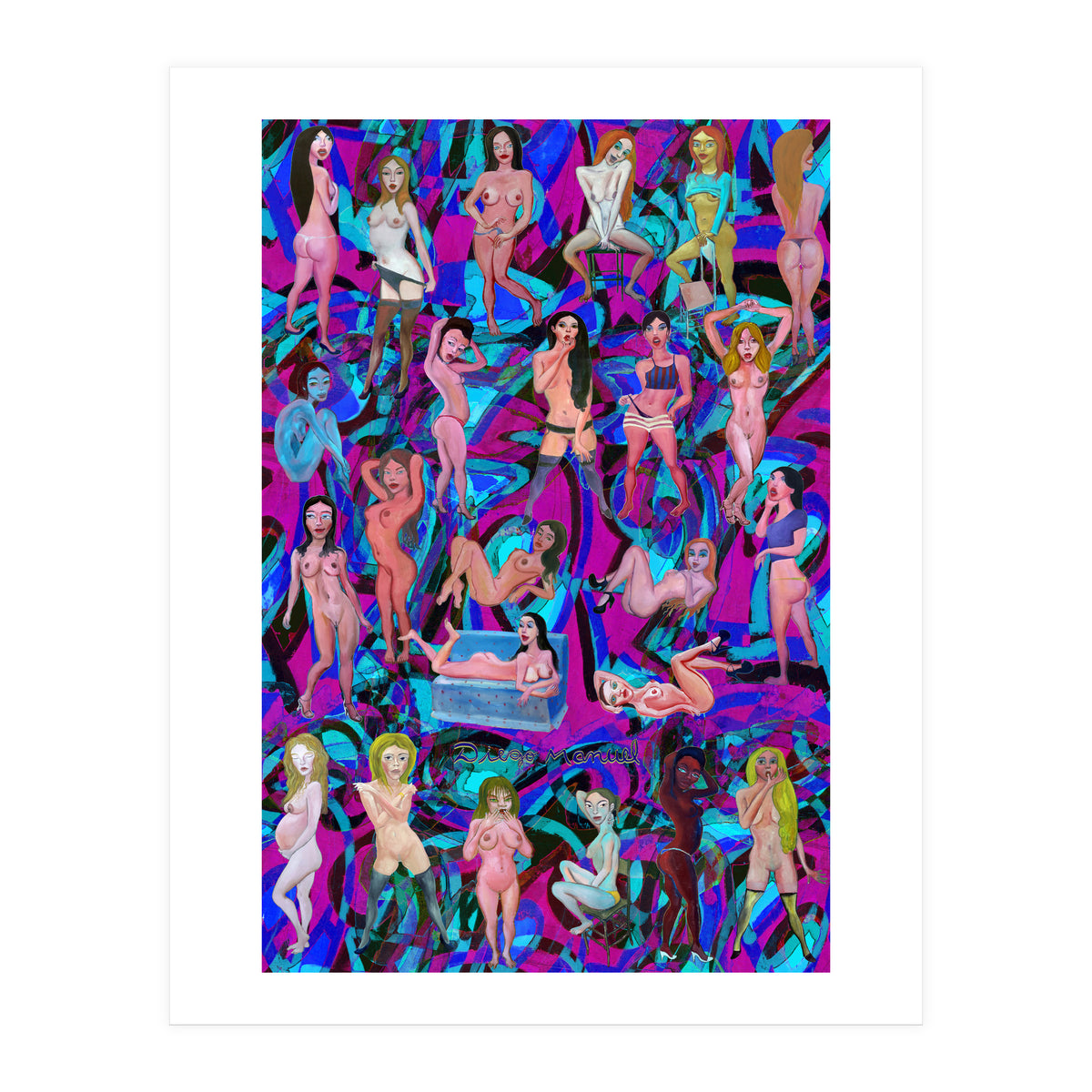 Chicas 3d 14 (Print Only)