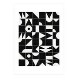 My Favorite Geometric Patterns No.18 - Black (Print Only) thumbnail
