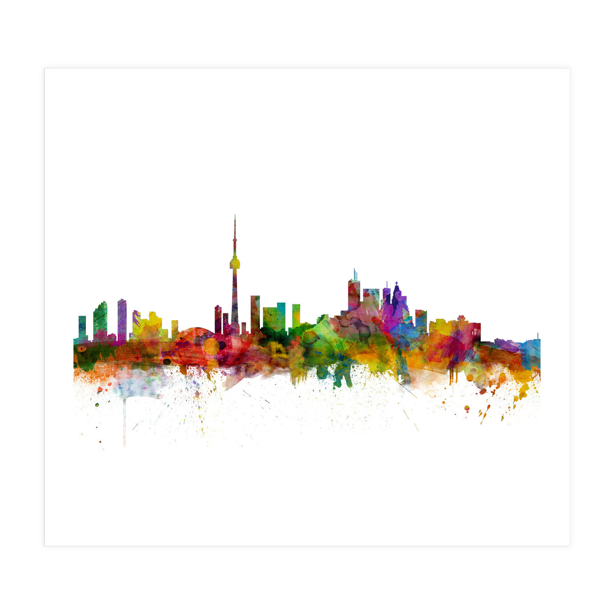 Toronto Canada Skyline (Print Only)