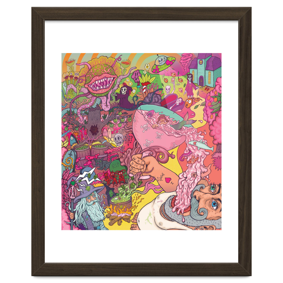 Abbeydale Brewery Collab Series Full Illustration - Yeastie Boys UK, Northern Monk, Origins Fyne Ales, Haand, Brew York and Black Jack Brewery.