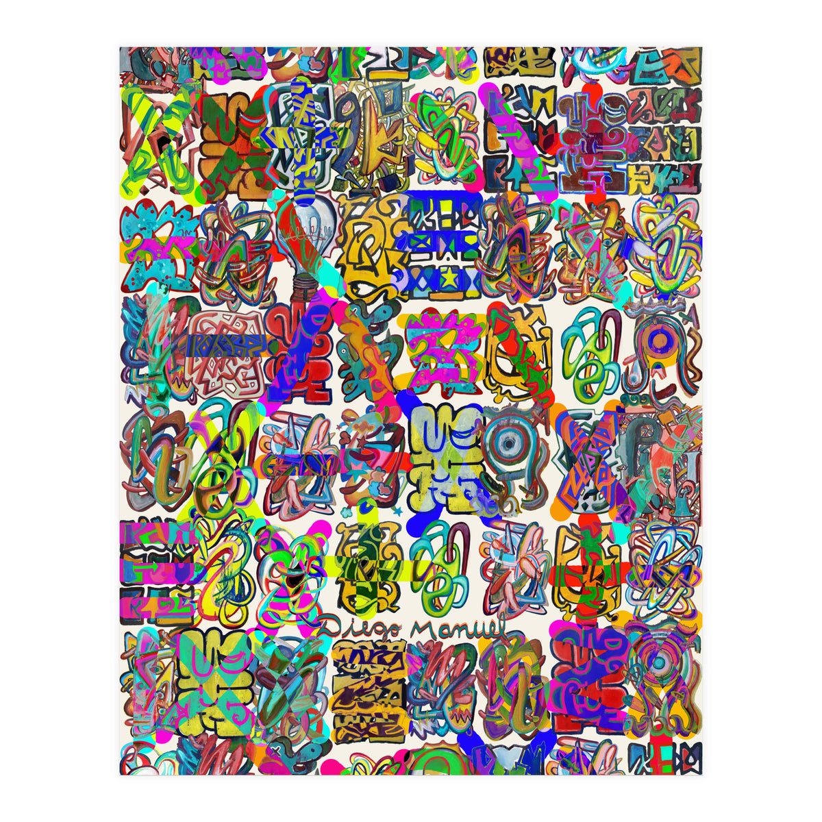 Graffitis 2021 Tapiz 101 (Print Only)