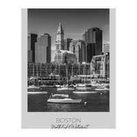 In focus: BOSTON Skyline North End & Waterfront (Print Only)