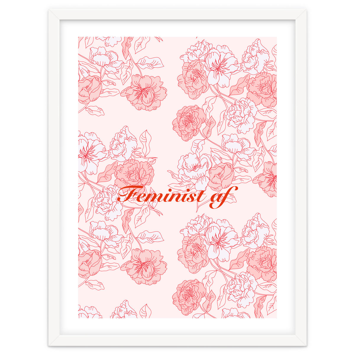 Flowers Feminist Millenialprint