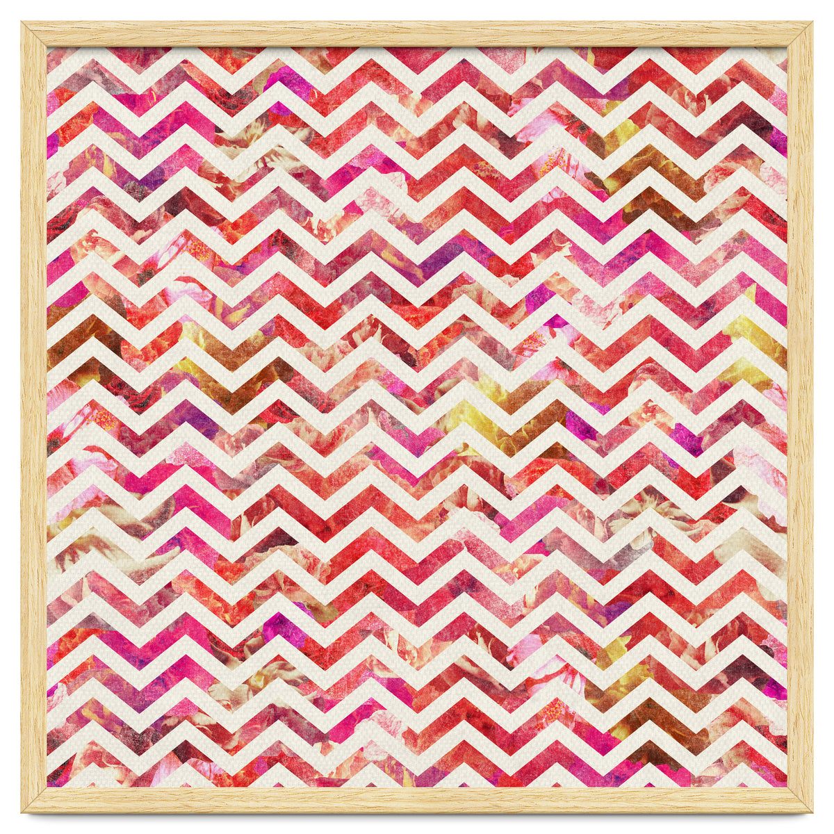 Floral Chevron