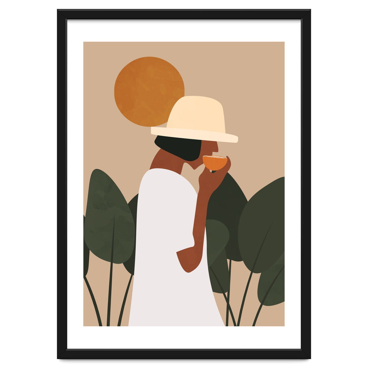 Boho Chic Woman at Park