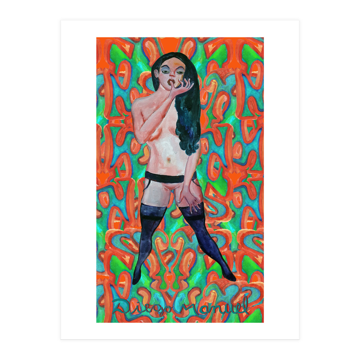 Chica Con Medias 2b (Print Only)