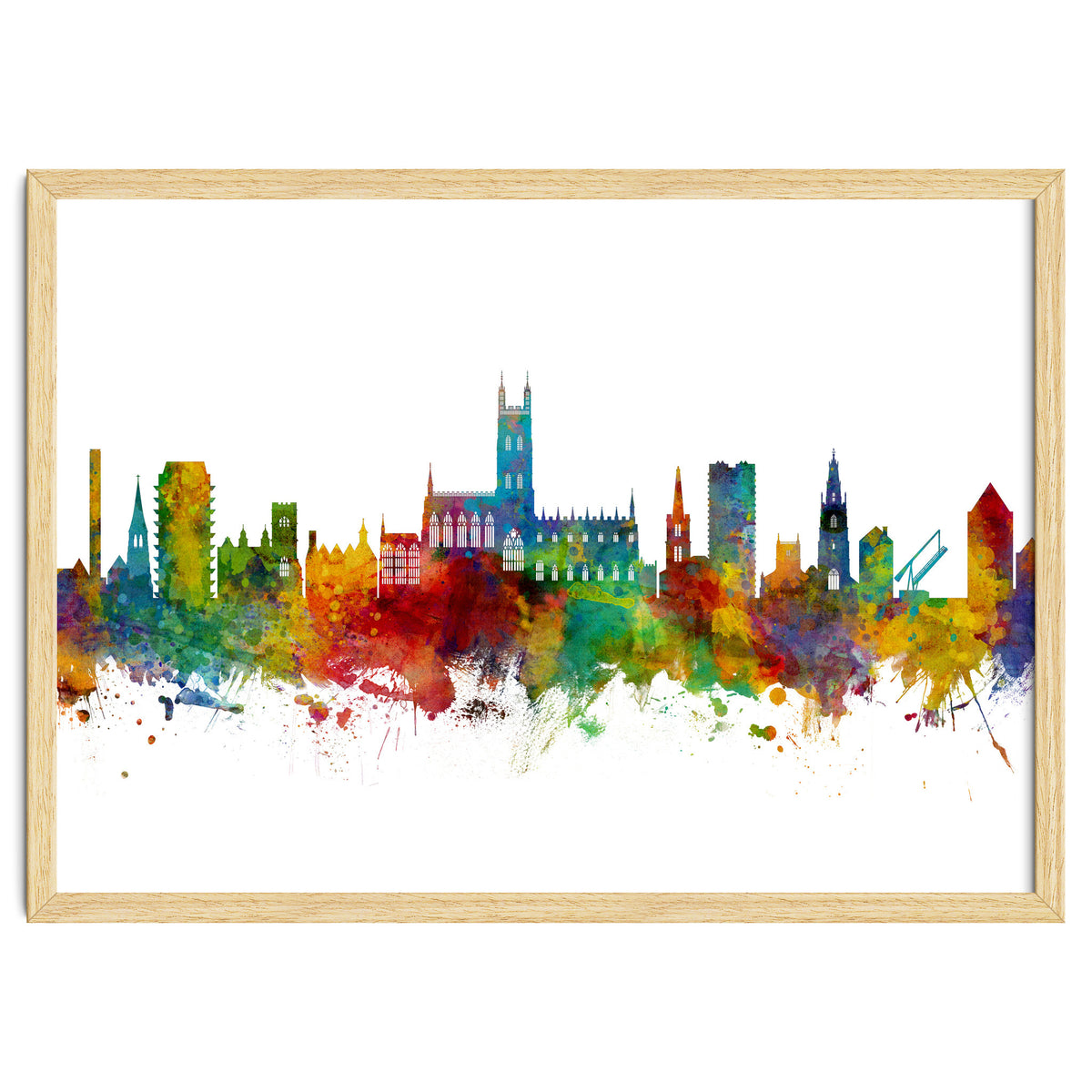 Gloucester England Skyline