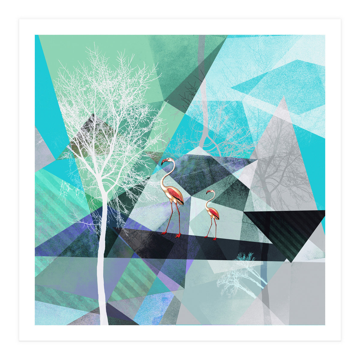 FLAMINGOS P19-A2   (Print Only)