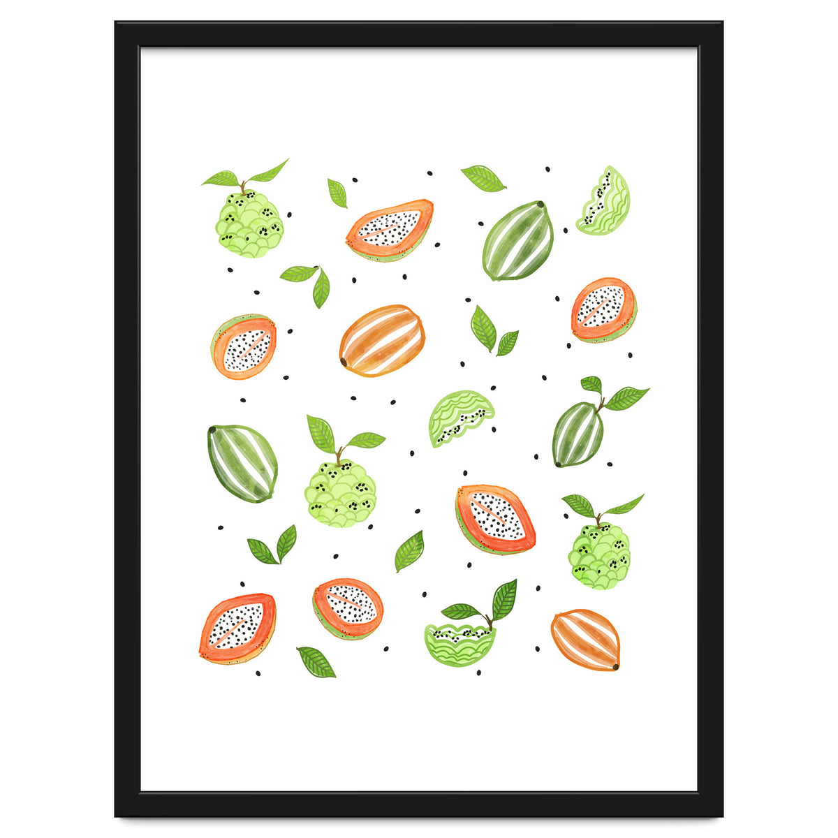 Papaya & Custard Apple