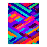 Eclectic Alignment, Abstract Maximalist Geometric Painting, Contemporary Modern Shapes, Pop Of Color (Print Only) thumbnail