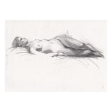 Beautiful erotic drawing of woman (Print Only) thumbnail