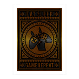 Eat Sleep Game Repeat (Print Only) thumbnail