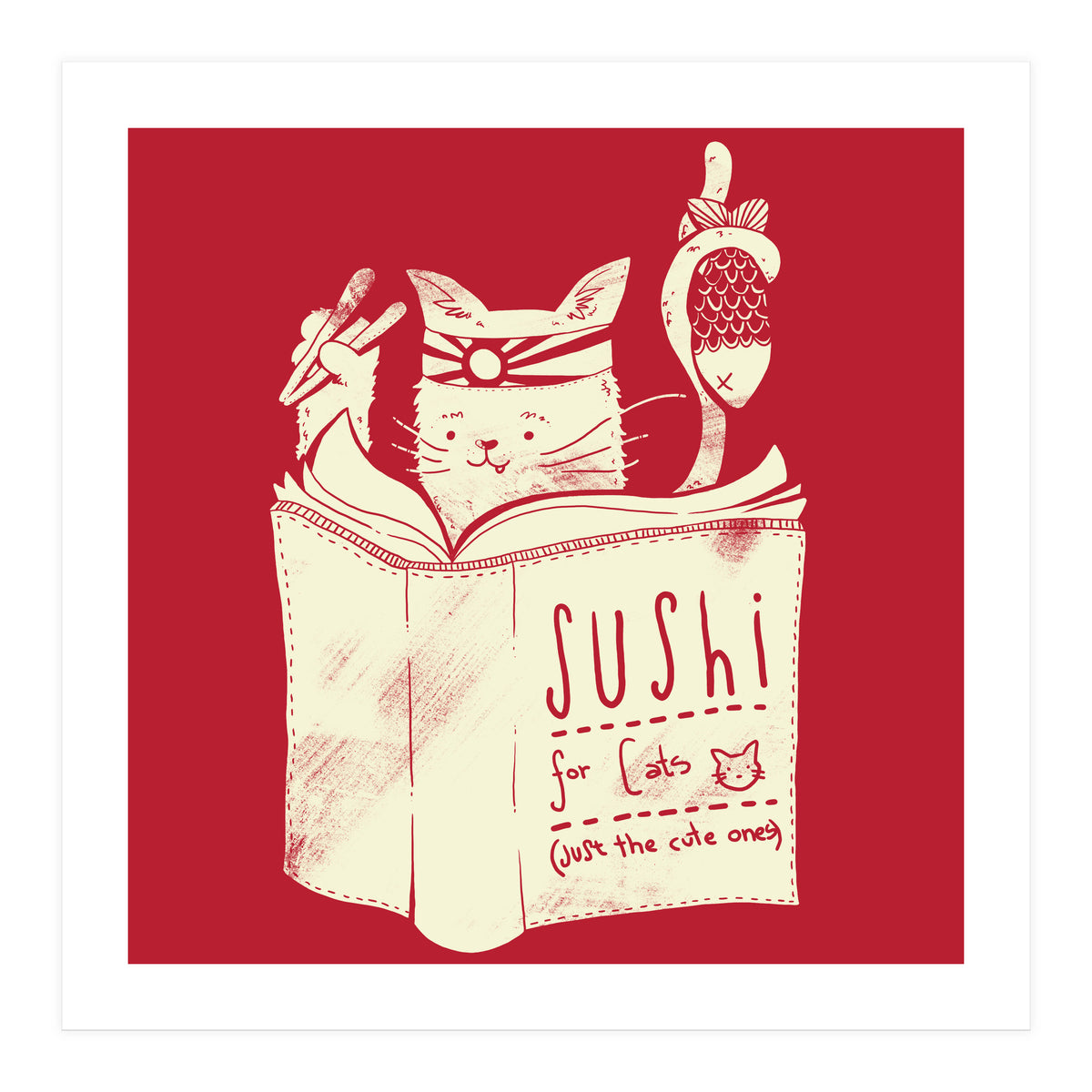 Sushi For Cats (Print Only)