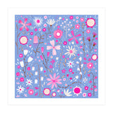 Fresh Flowers Blue (Print Only) thumbnail
