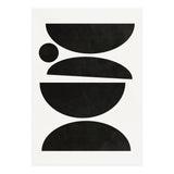 ABSTRACT AND GEOMETRIC SHAPES 01BW (Print Only) thumbnail