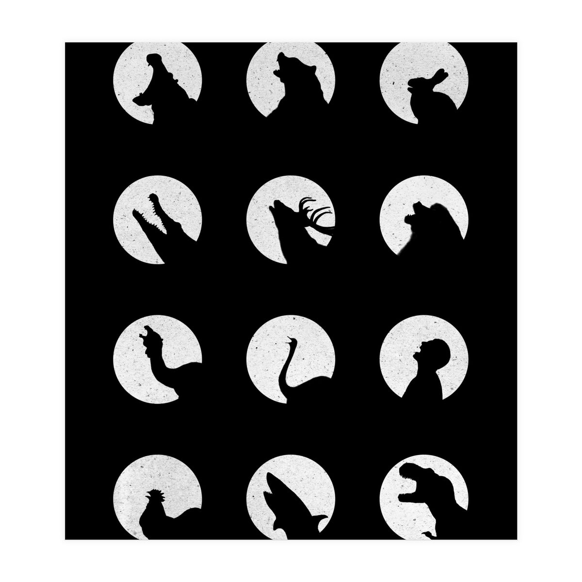 Wolf's Night Off (Print Only)