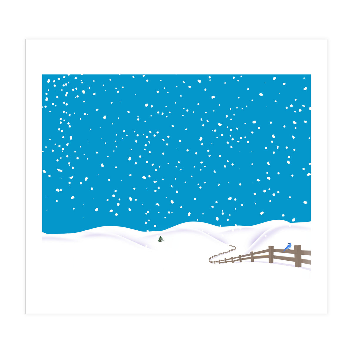 Country Snow (Print Only)