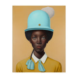 Girl in Hat Portrait Painting (Print Only) thumbnail