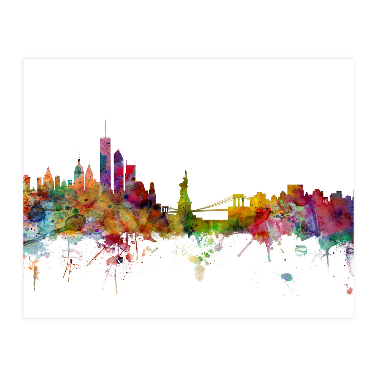 New York Skyline (Print Only)