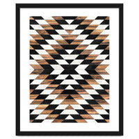 Urban Tribal Pattern No.13 - Aztec - Concrete and Wood