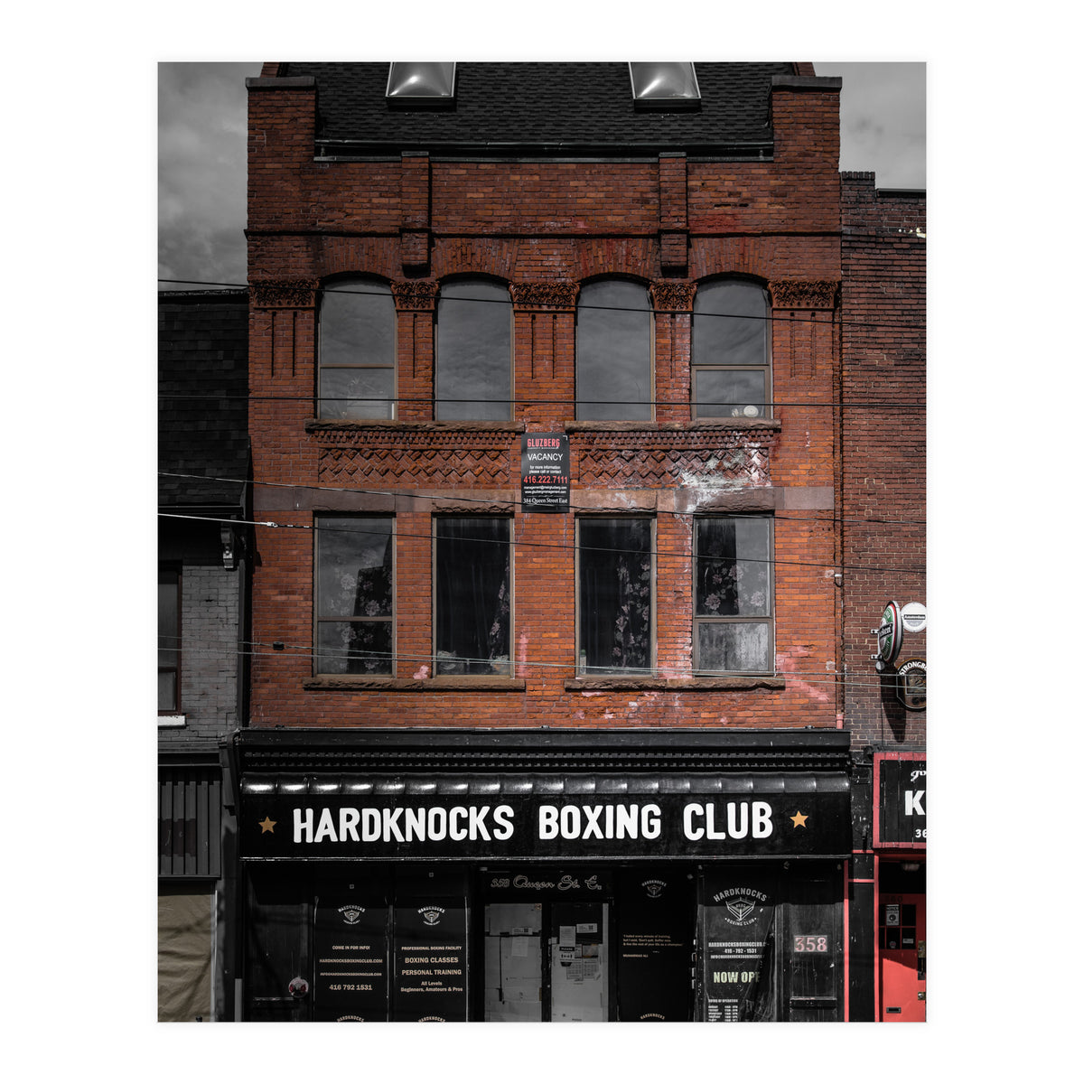 No 358 Queen St E 1 Color Version (Print Only)