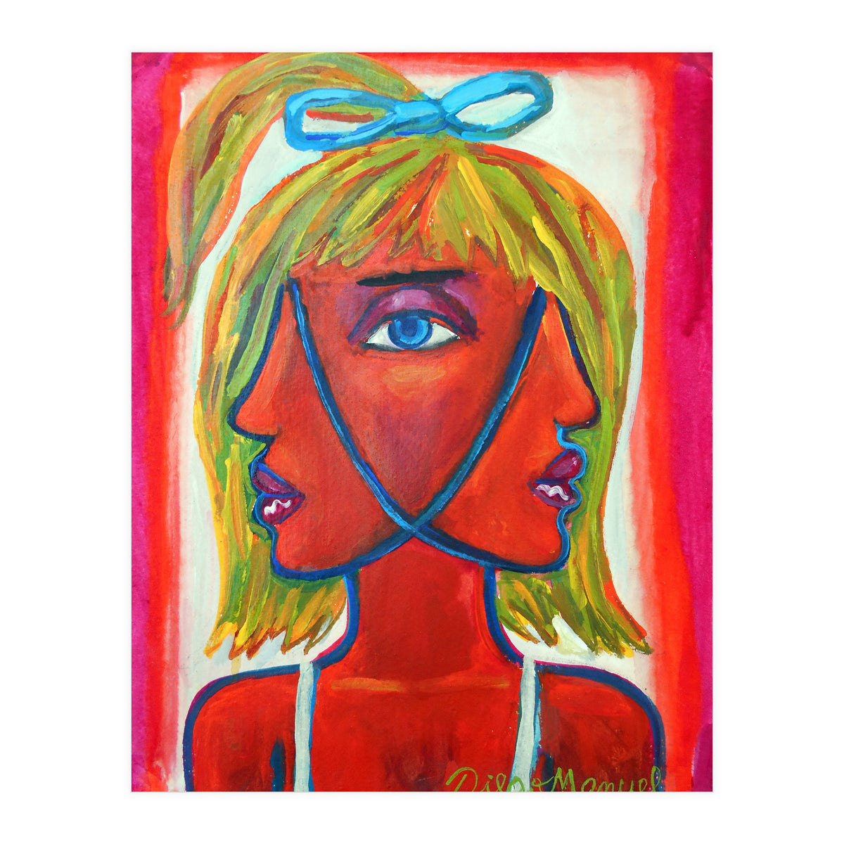 Cabeza De Mujer 9 (Print Only)