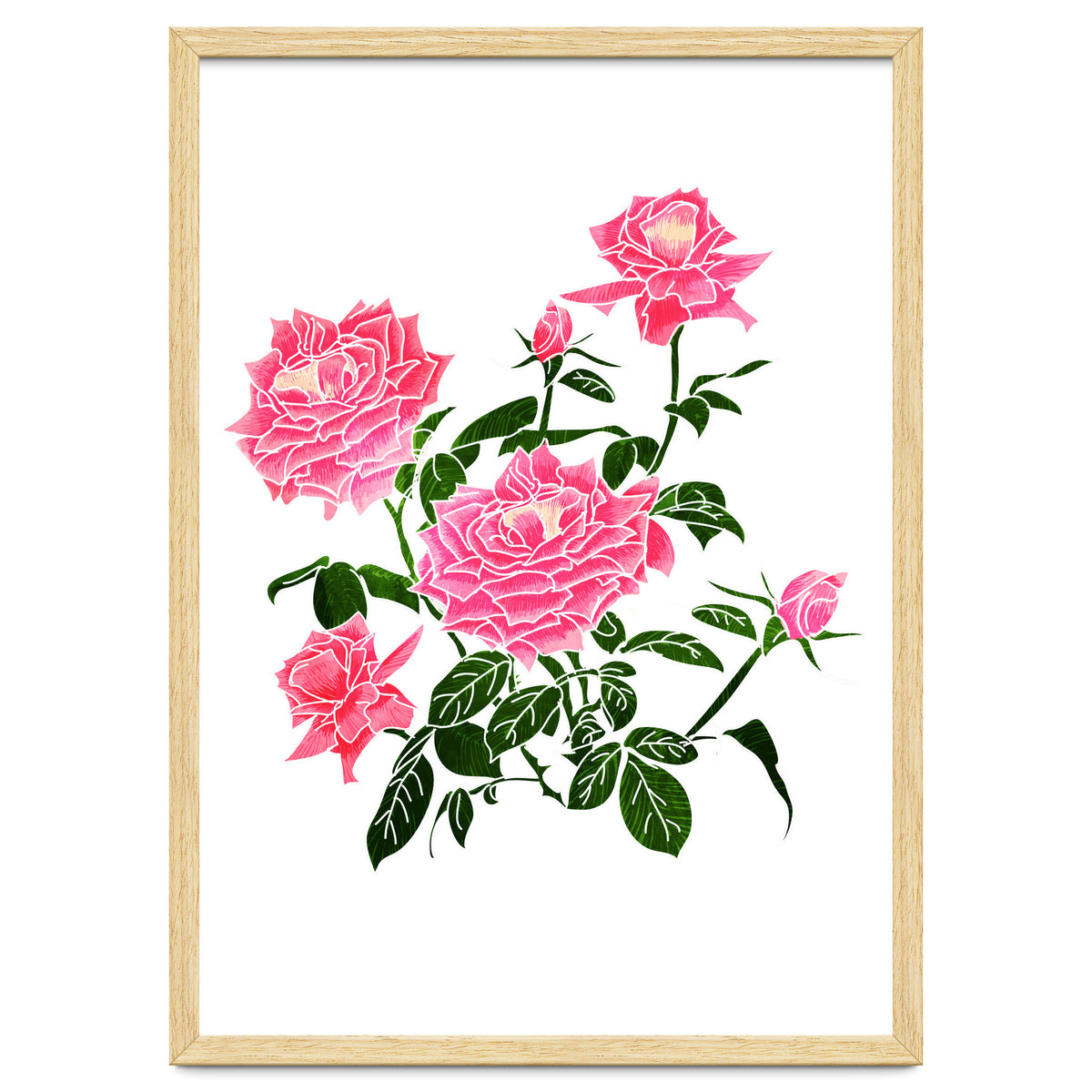 Rose V2 Art Print