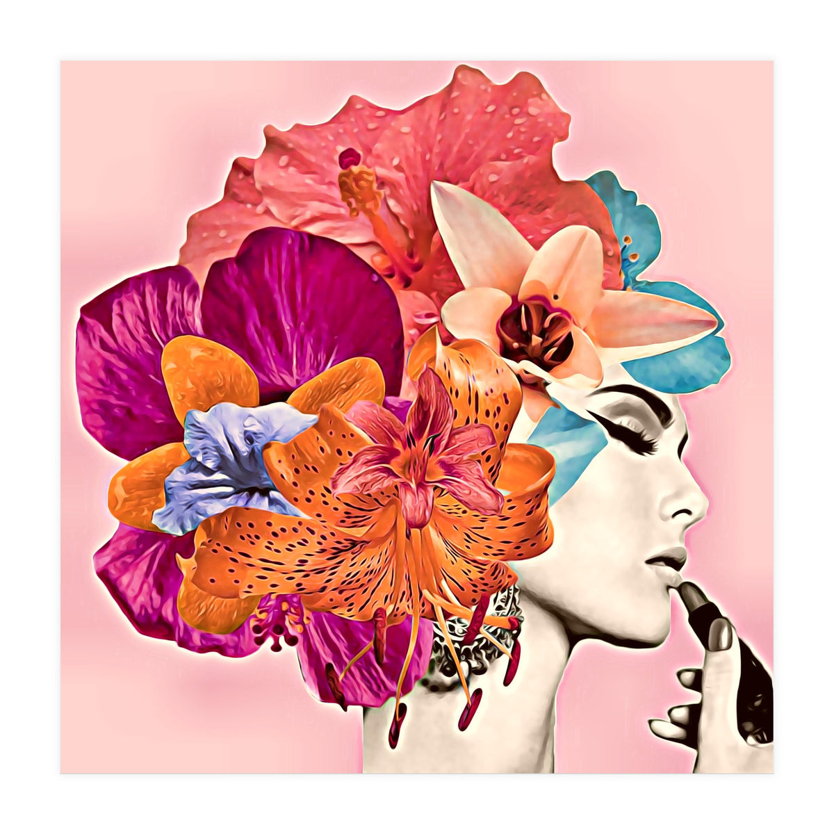Floral Head (Print Only)