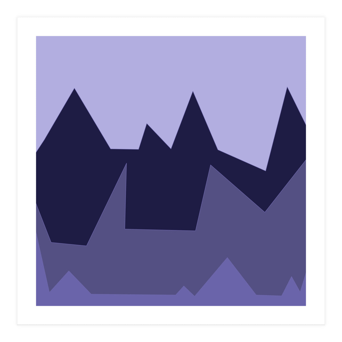 Purple Mountains (Print Only)