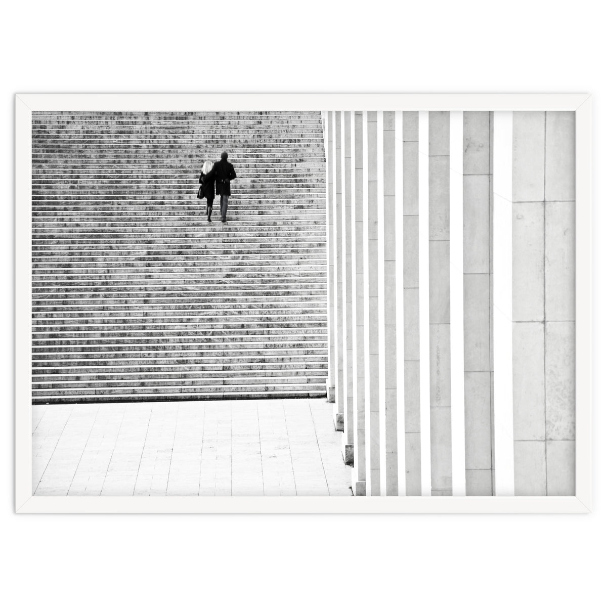 Couple On Stairs, Paris