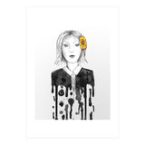 Flower dripping girl  (Print Only) thumbnail