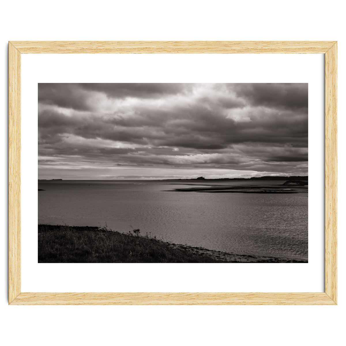 Bamburgh Castle from Holy Island