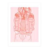 Pink Jeans Jacket  (Print Only) thumbnail