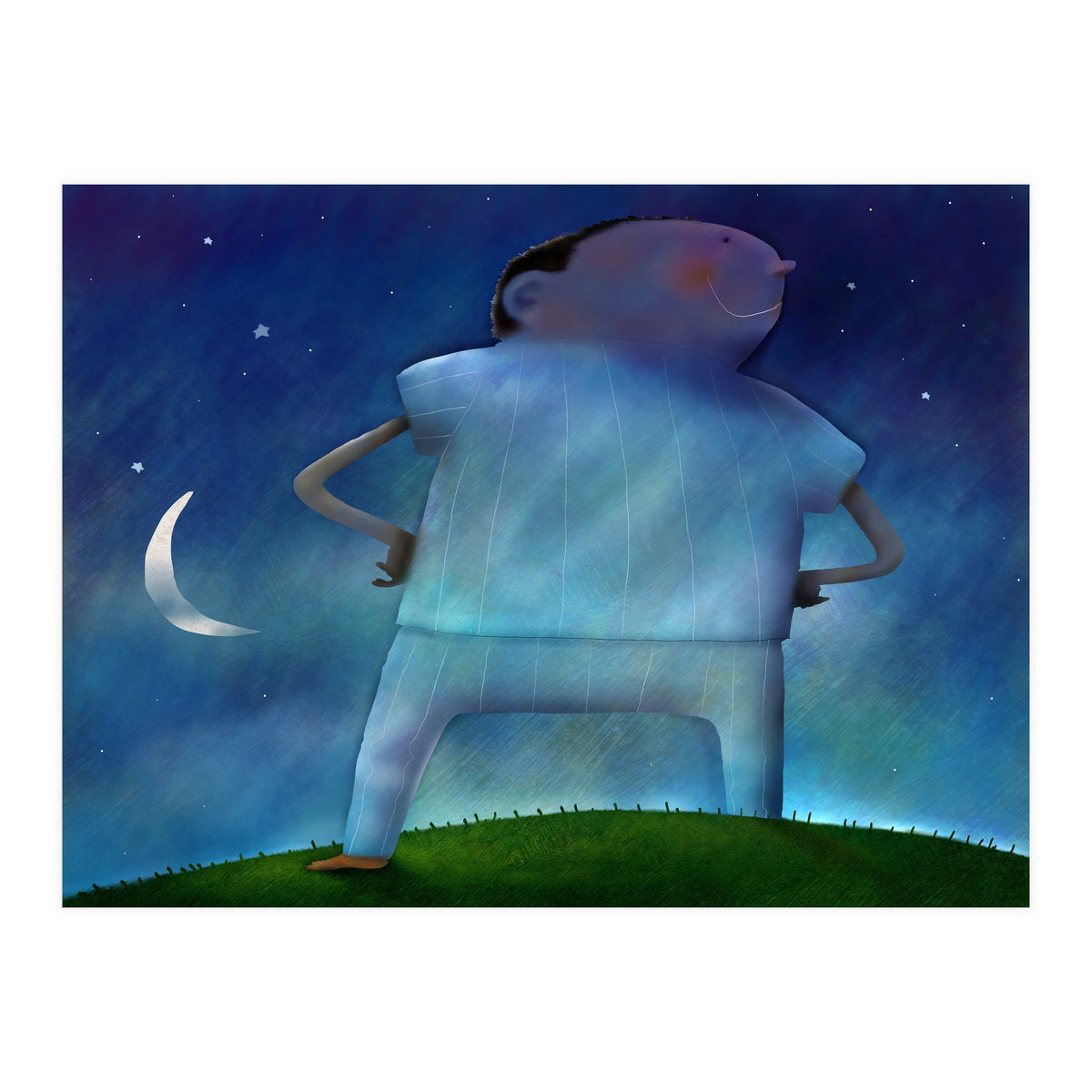 On Top Of His World (Print Only)