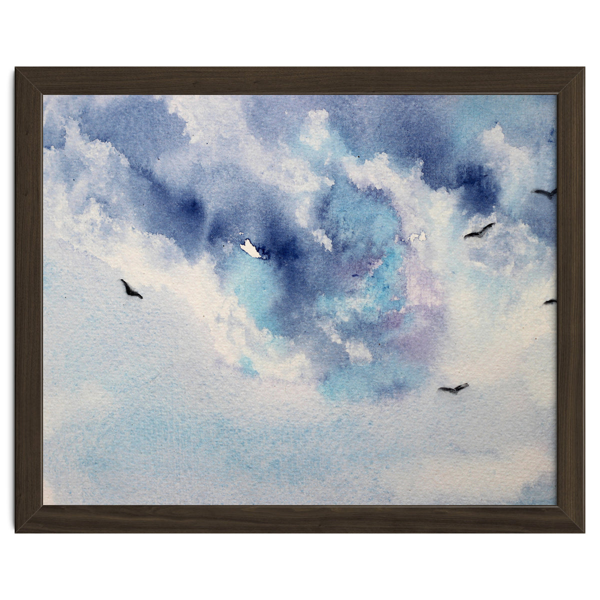 Dramatic sky || watercolor