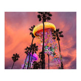 Electric Jellyfish in Palm Trees  (Print Only) thumbnail