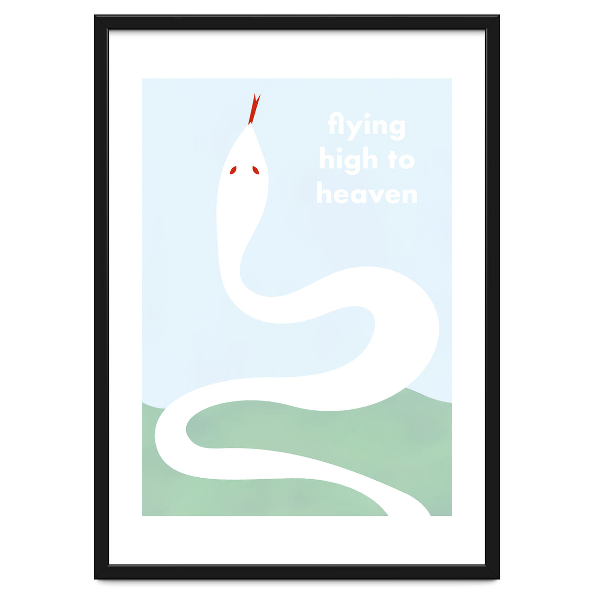 flying high to heaven