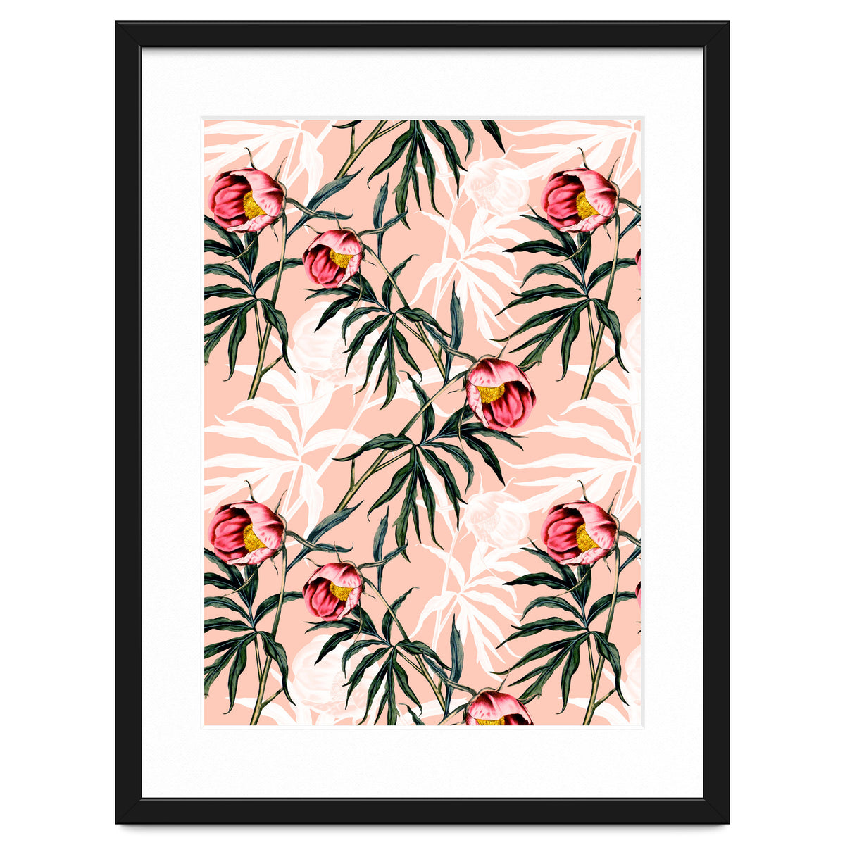 Flowery blooming pink