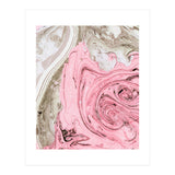 Nude+ Pink Marbling Art #society6 #decor #buyart (Print Only) thumbnail