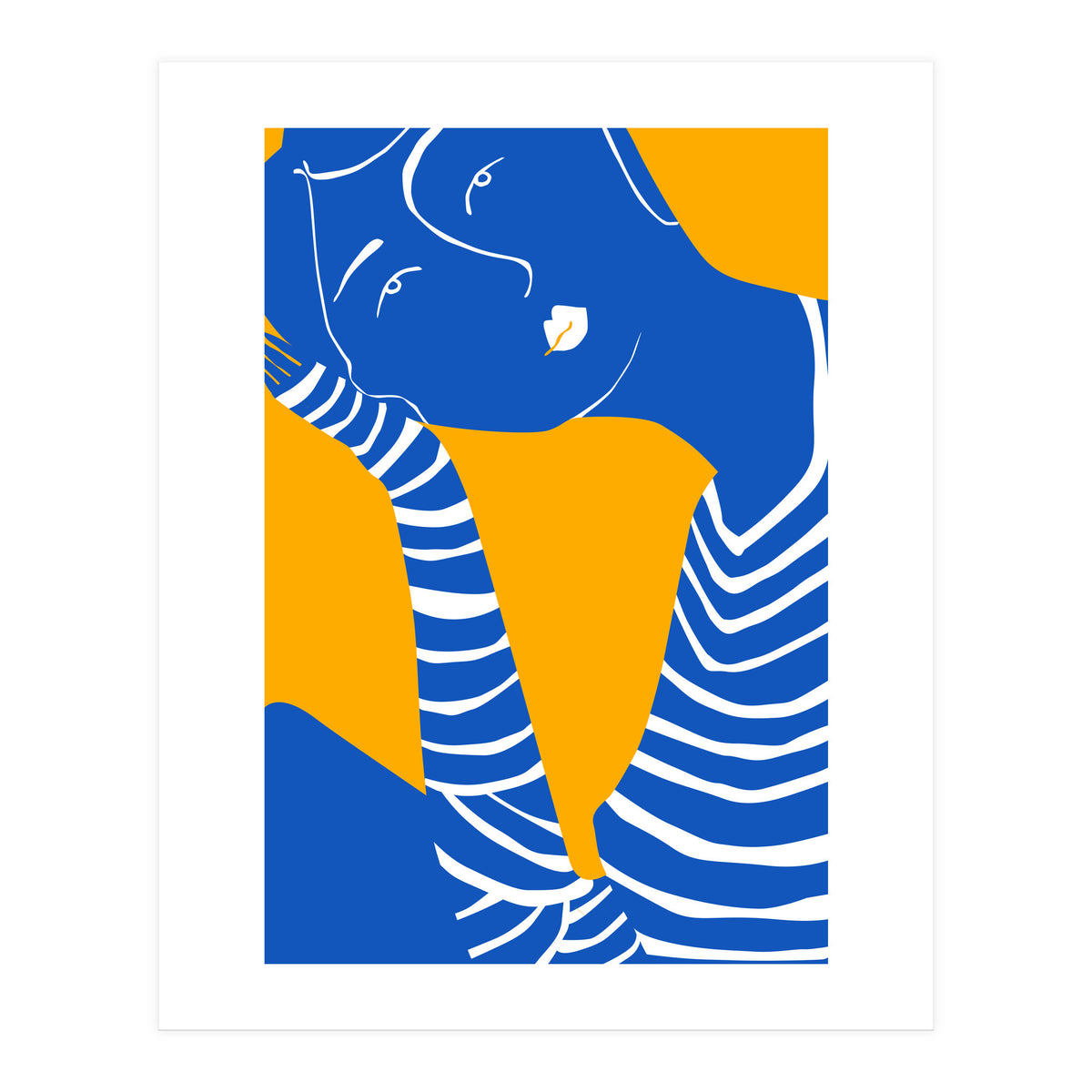 I'm Thinking Blue (Print Only)