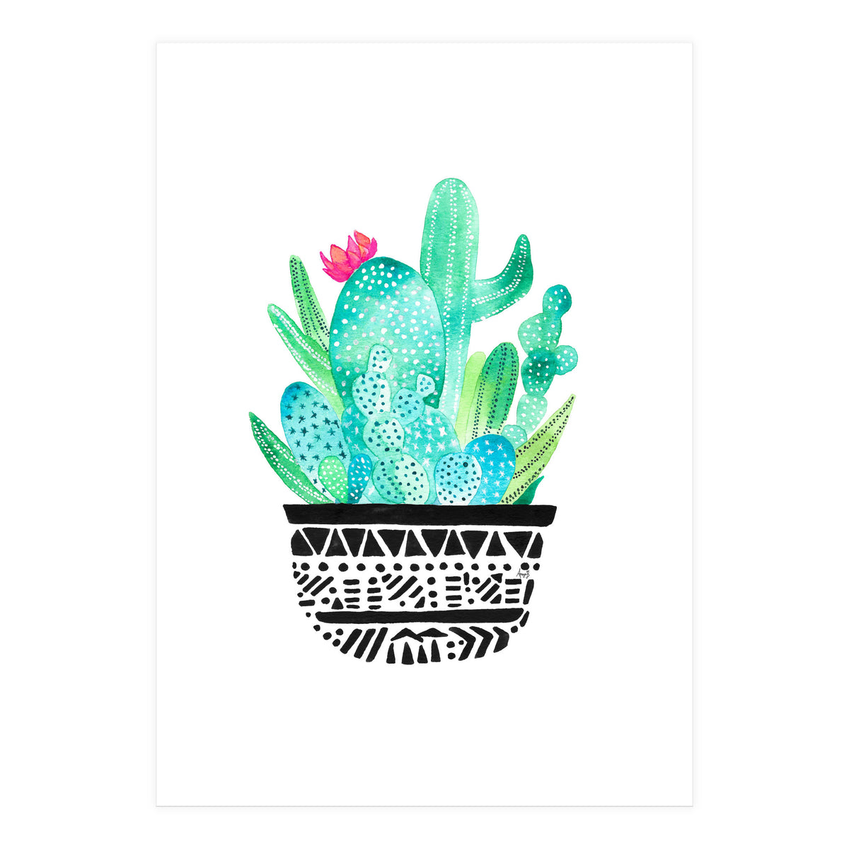 Pot Me A Cacti  (Print Only)
