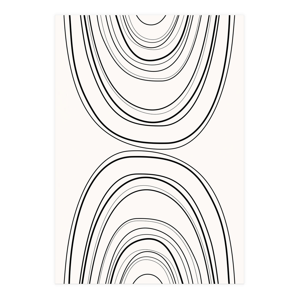 MINIMALIST ART - LINE ARCHES (Print Only)