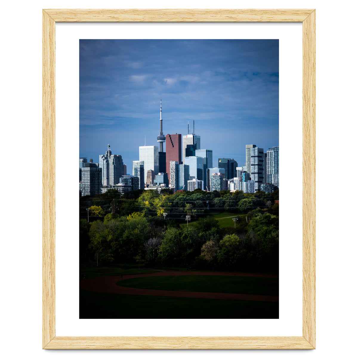 Toronto Skyline From Riverdale Park No 6 Color Version