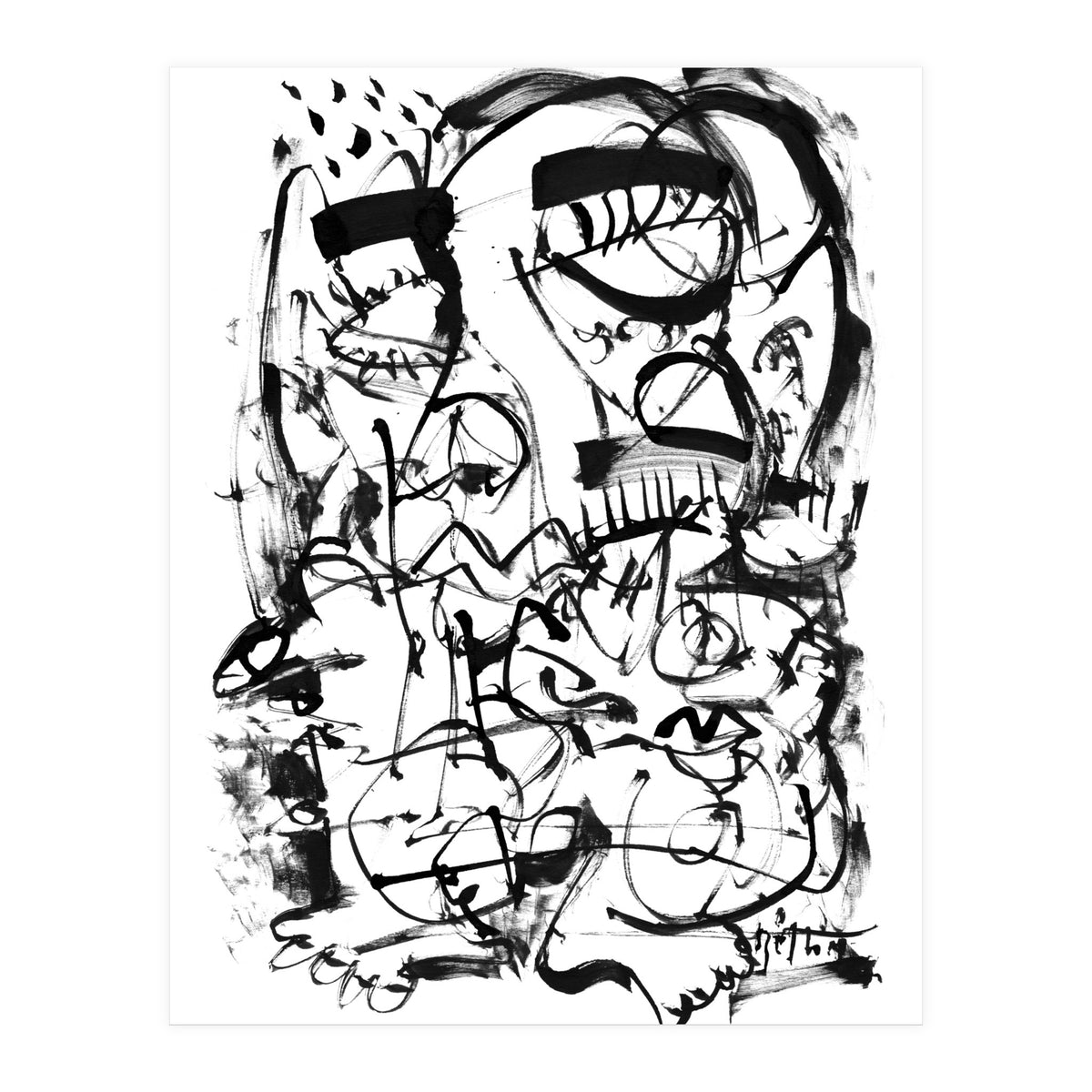 Hard Times - b&w (Print Only)