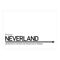TO NEVERLAND (Print Only)