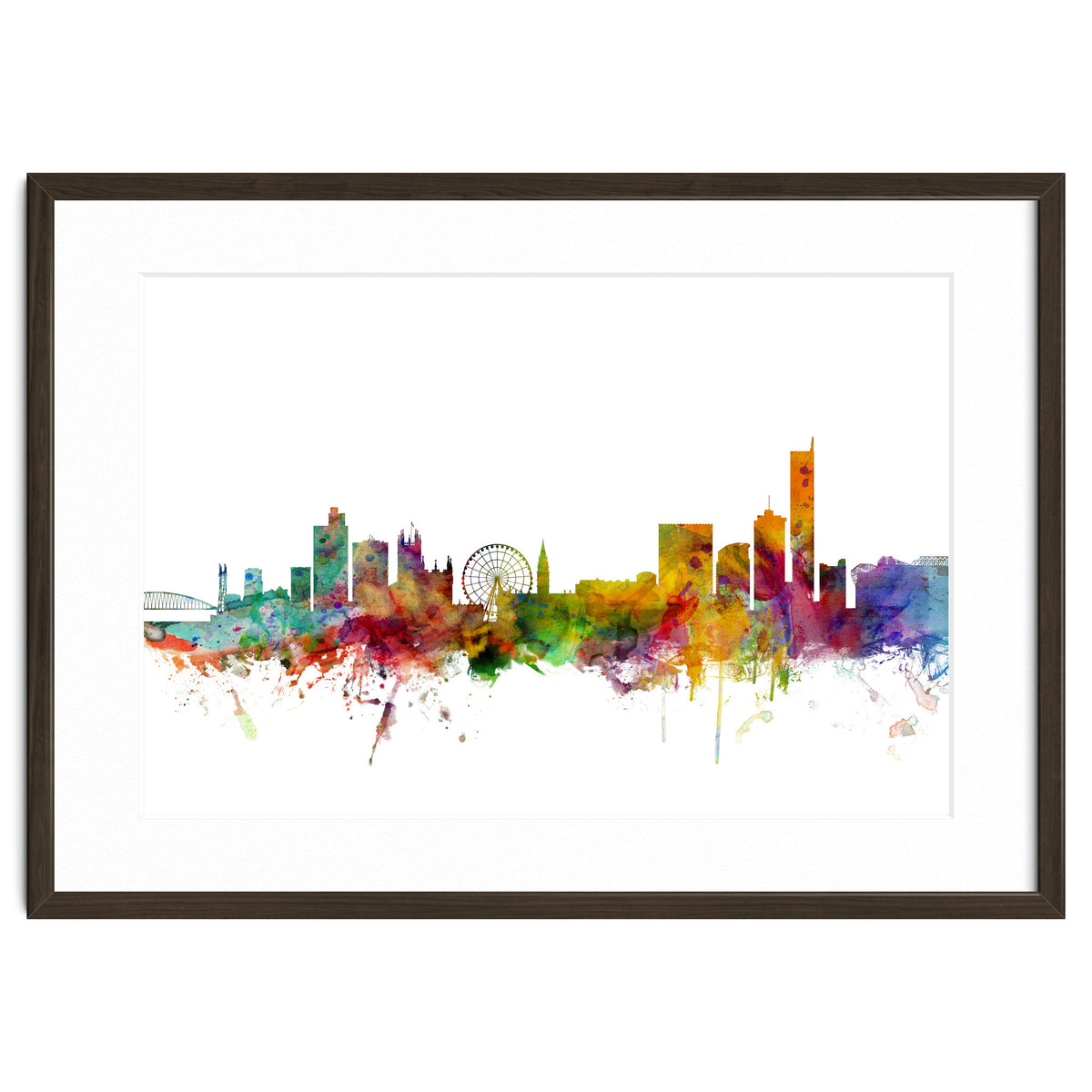 Manchester England Skyline