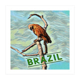 Brazilian resting Eagle (Print Only) thumbnail