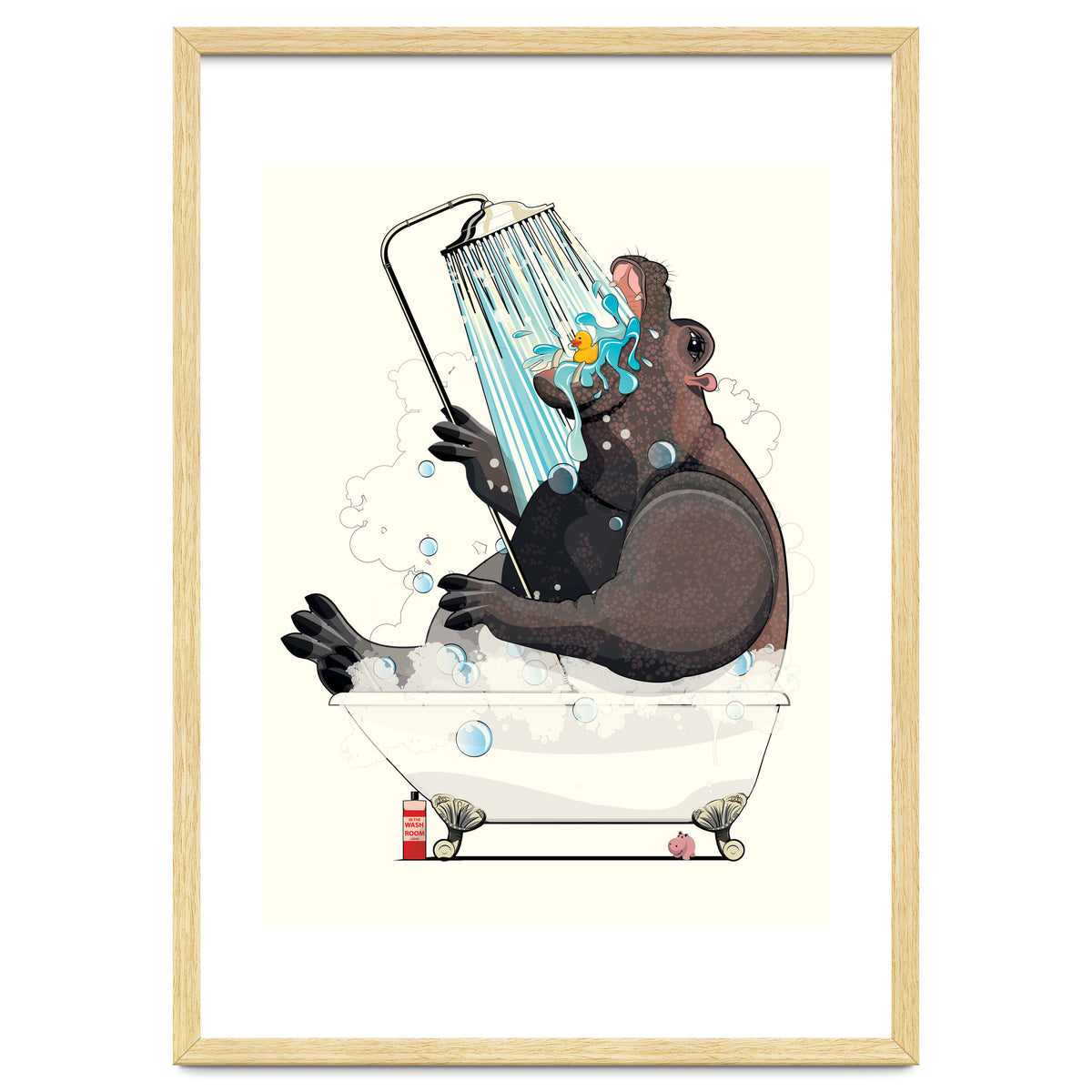 Hippopotamus in the Bath, Funny Bathroom Humour