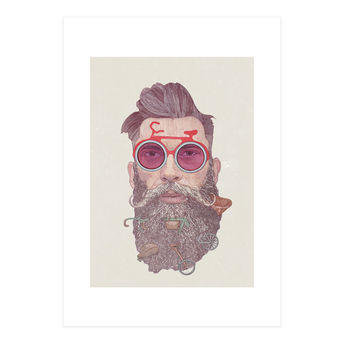 Hipster Dude (Print Only)
